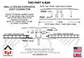 Two Part H-Bar Cap and Base Trim - 2